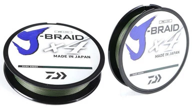 Daiwa J-Braid X4 Dark Green Line - 150yds 8 3 Daiwa J-Braid X4 Dark Green Line - 150yds 8