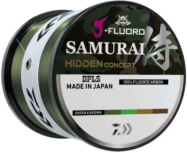 Daiwa J-Fluoro Samurai Hidden Concept Fluorocarbon Line 16lb - 1000yd 3 Daiwa J-Fluoro Samurai Hidden Concept Fluorocarbon Line 16lb - 1000yd